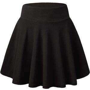 DJT Elegant Black Women's Skort